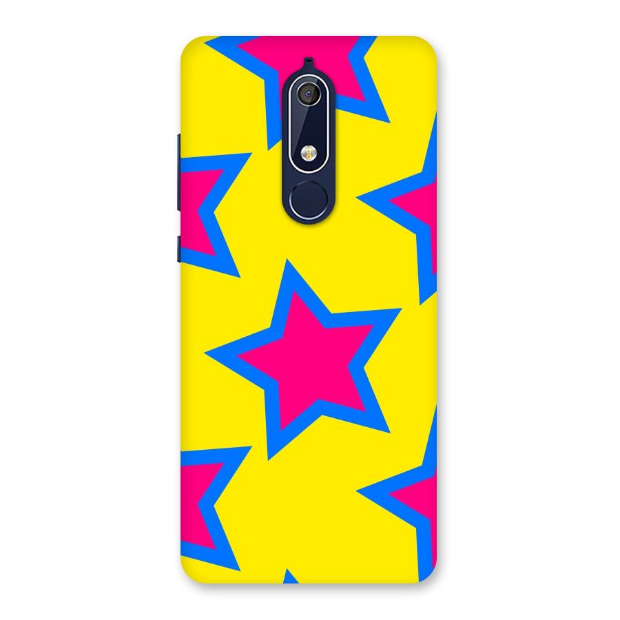 Star Pattern Back Case for Nokia 5.1
