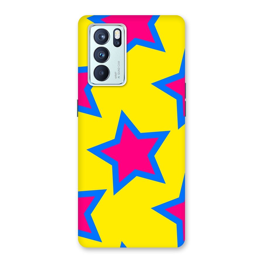 Star Pattern Back Case for Oppo Reno6 Pro 5G