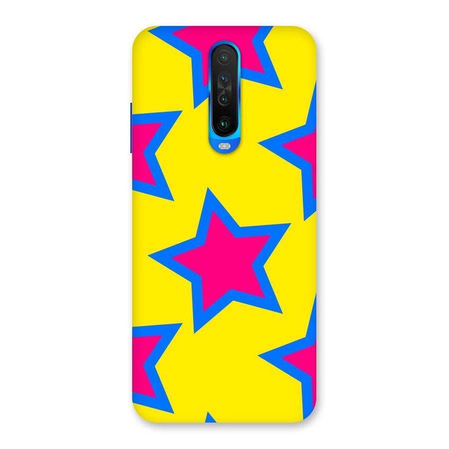Star Pattern Back Case for Poco X2