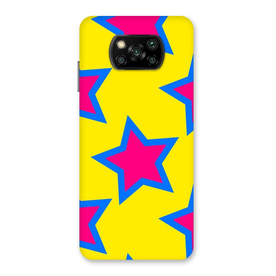 Star Pattern Back Case for Poco X3