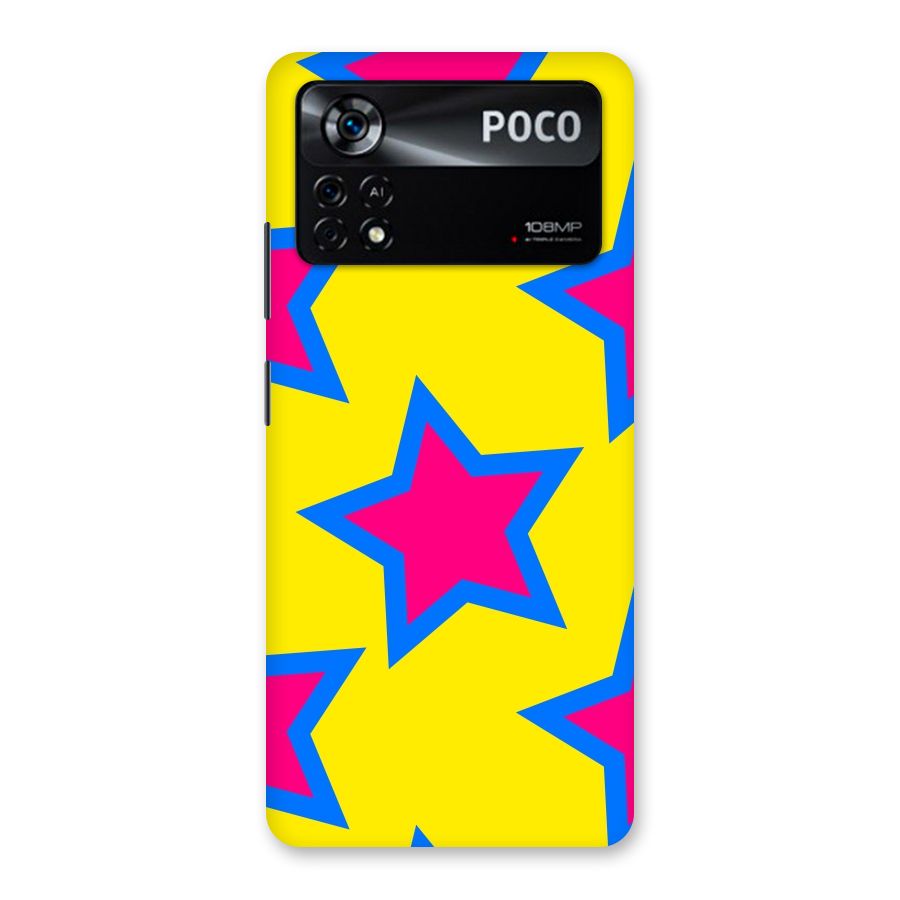 Star Pattern Back Case for Poco X4 Pro 5G