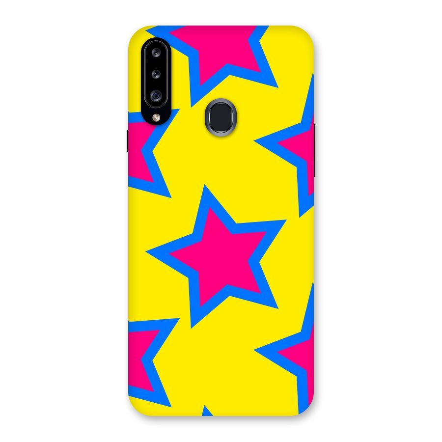 Star Pattern Back Case for Samsung Galaxy A20s