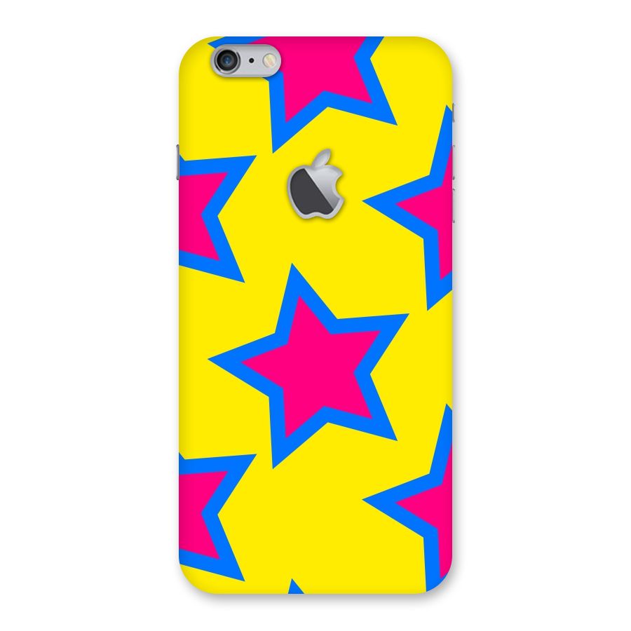 Star Pattern Back Case for iPhone 6 Plus 6S Plus Logo Cut