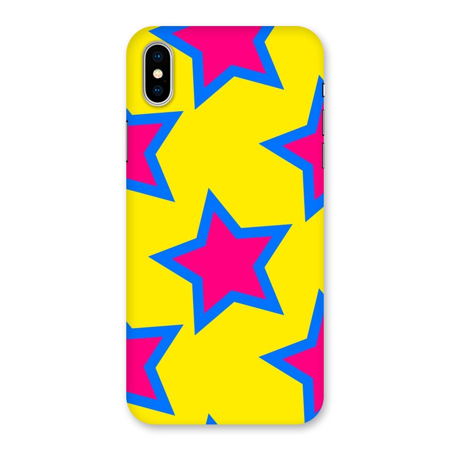 Star Pattern Back Case for iPhone XS