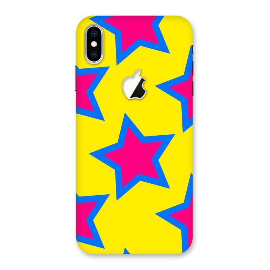 Star Pattern Back Case for iPhone XS Max Apple Cut