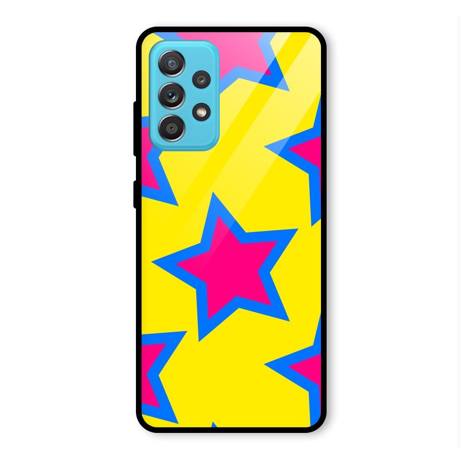 Star Pattern Glass Back Case for Galaxy A52s 5G