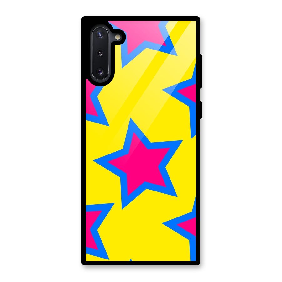 Star Pattern Glass Back Case for Galaxy Note 10