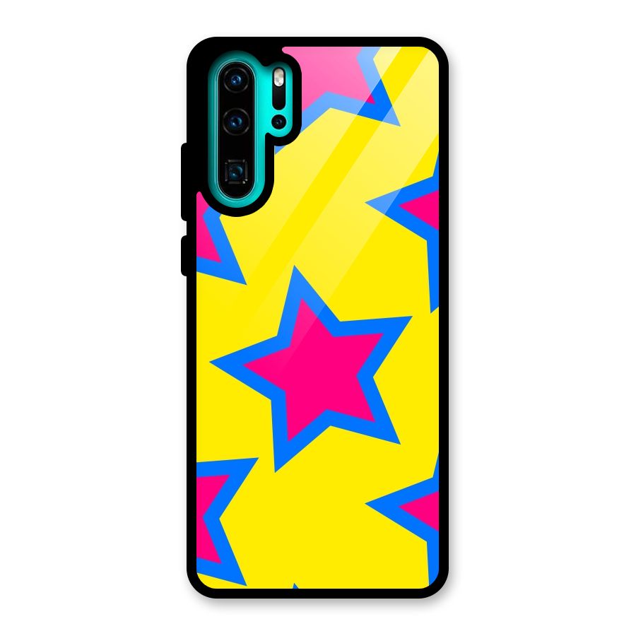 Star Pattern Glass Back Case for Huawei P30 Pro