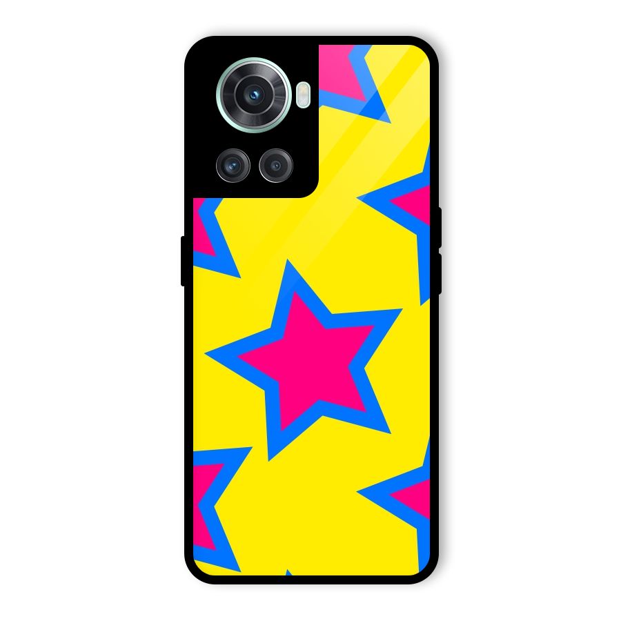 Star Pattern Glass Back Case for OnePlus 10R