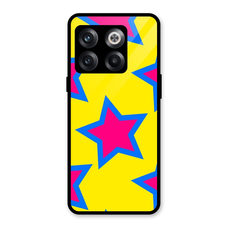 Star Pattern Glass Back Case for OnePlus 10T