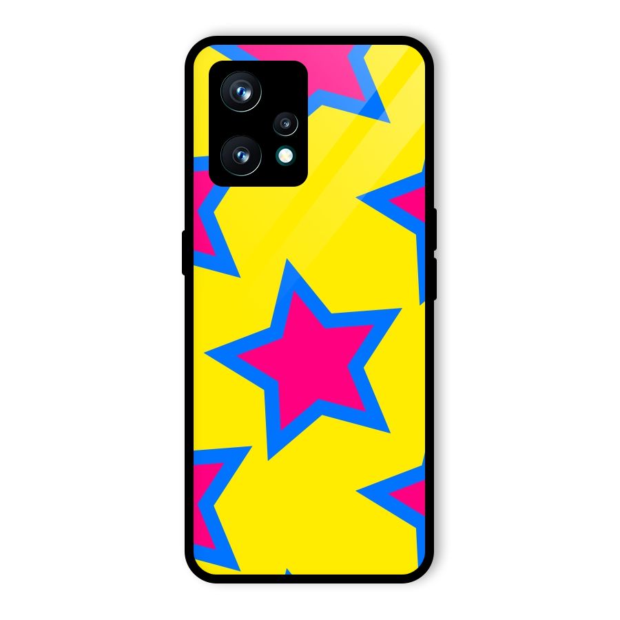 Star Pattern Glass Back Case for Realme 9 Pro Plus 5G