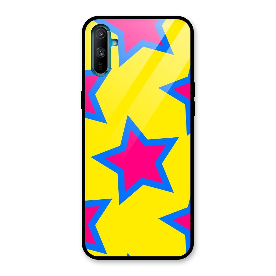 Star Pattern Glass Back Case for Realme C3