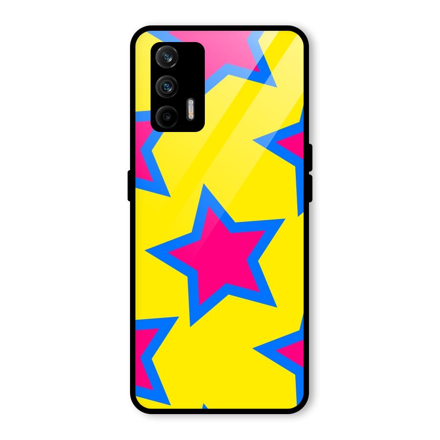 Star Pattern Glass Back Case for Realme GT 5G