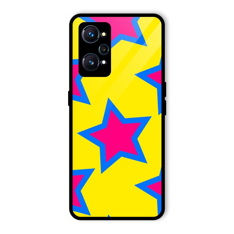Star Pattern Glass Back Case for Realme GT Neo2