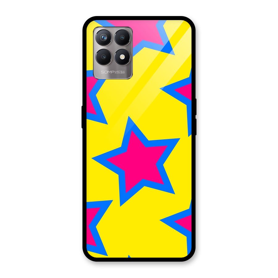 Star Pattern Glass Back Case for Realme Narzo 50