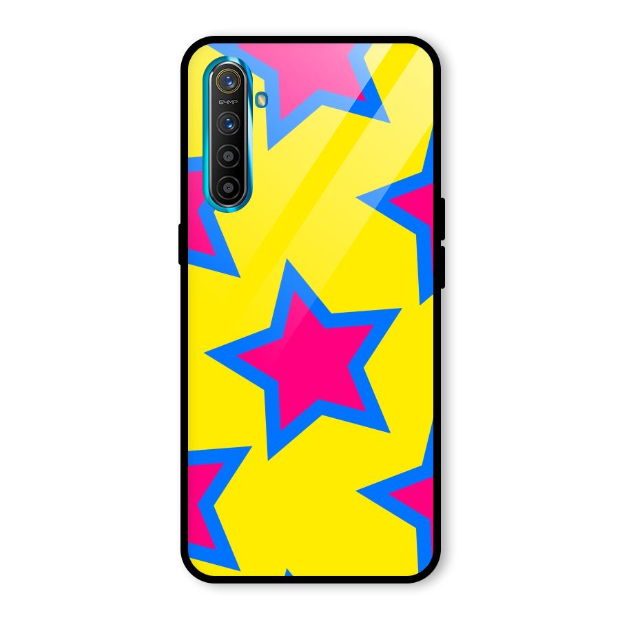 Star Pattern Glass Back Case for Realme X2