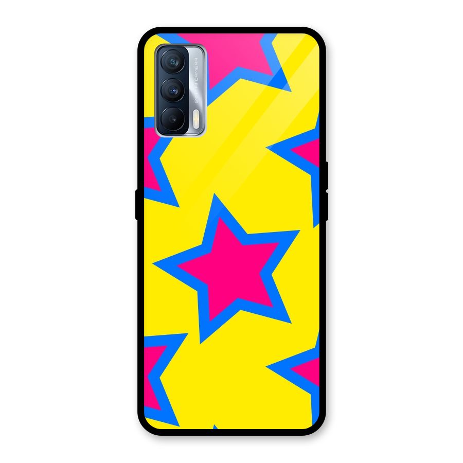 Star Pattern Glass Back Case for Realme X7