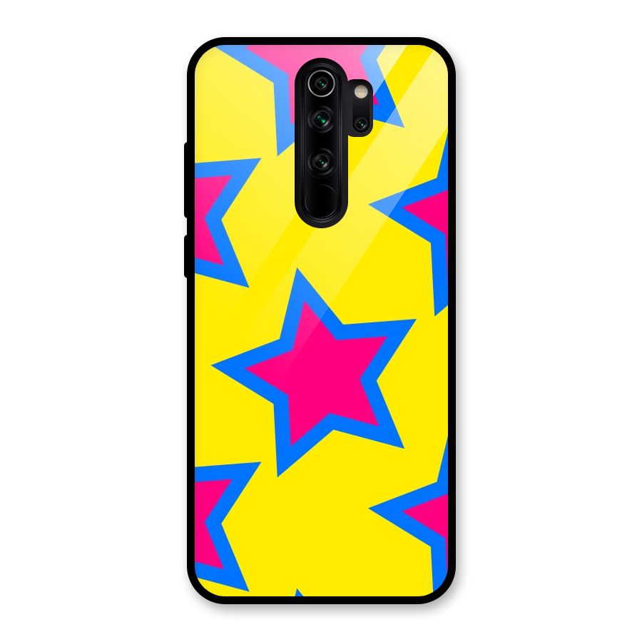Star Pattern Glass Back Case for Redmi Note 8 Pro