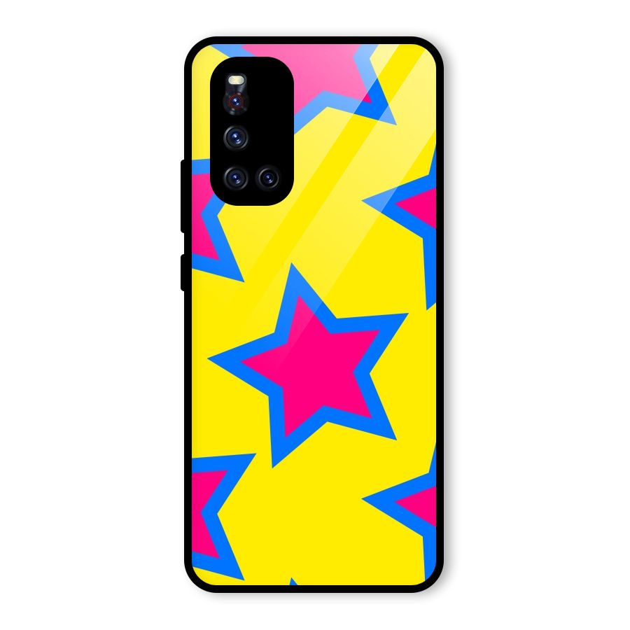Star Pattern Glass Back Case for Vivo V19