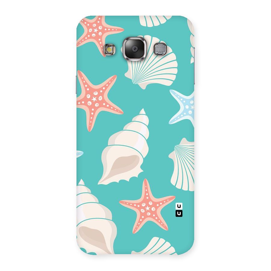 Starfish Sea Shell Back Case for Galaxy E7