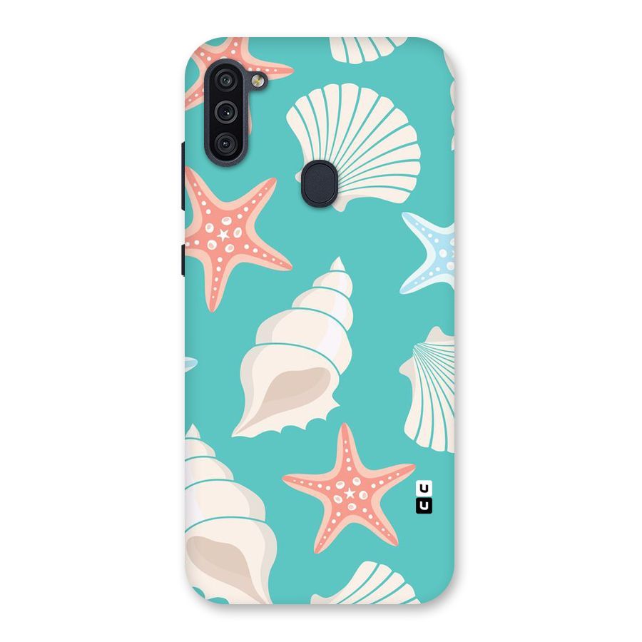 Starfish Sea Shell Back Case for Galaxy M11