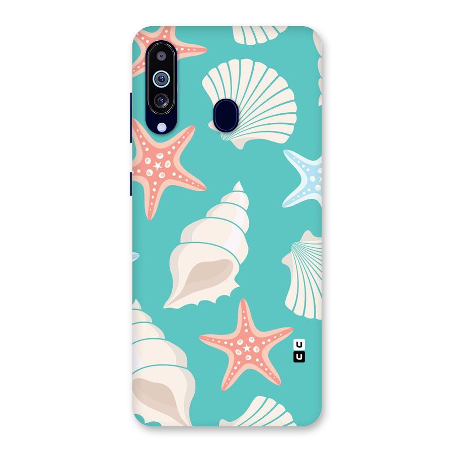 Starfish Sea Shell Back Case for Galaxy M40