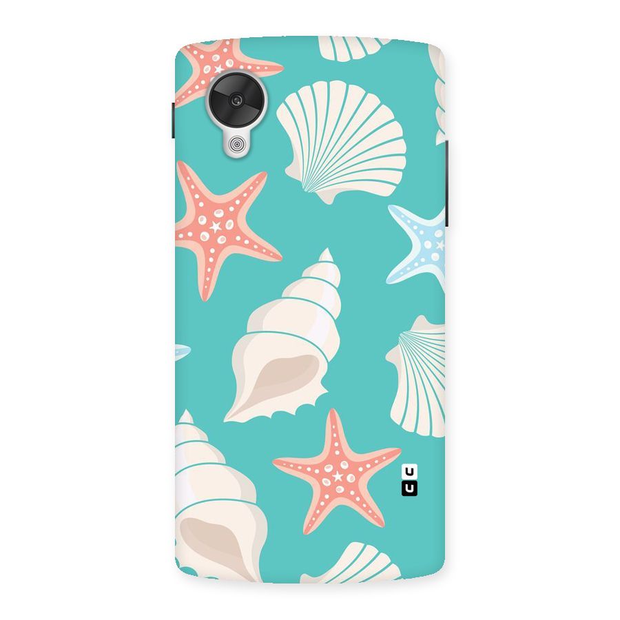 Starfish Sea Shell Back Case for Google Nexsus 5