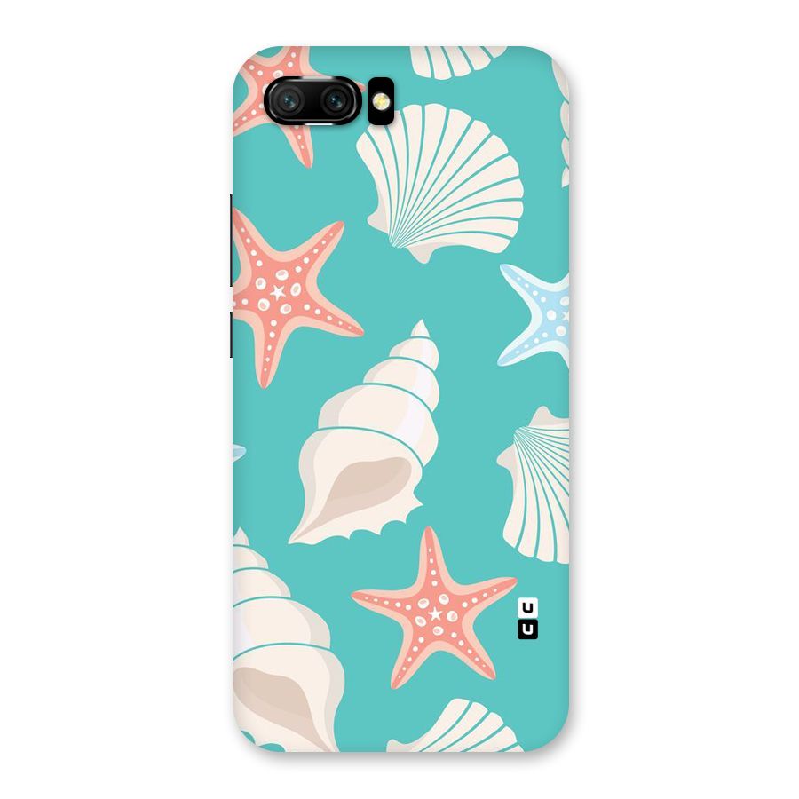 Starfish Sea Shell Back Case for Honor 10