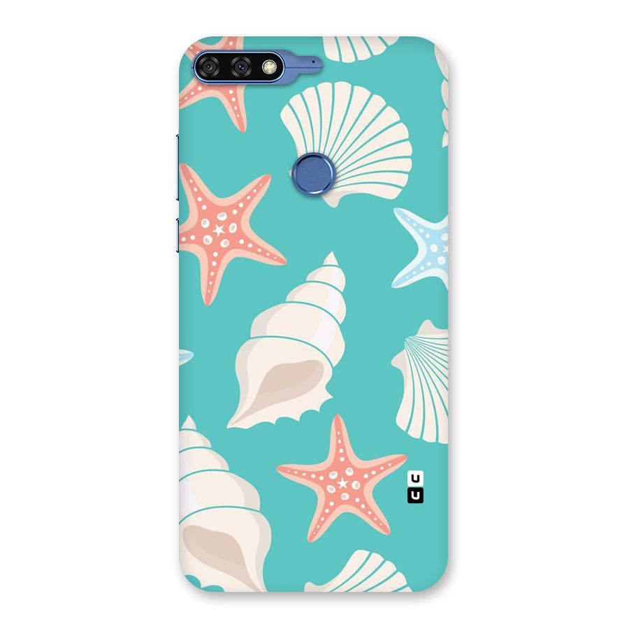 Starfish Sea Shell Back Case for Honor 7C