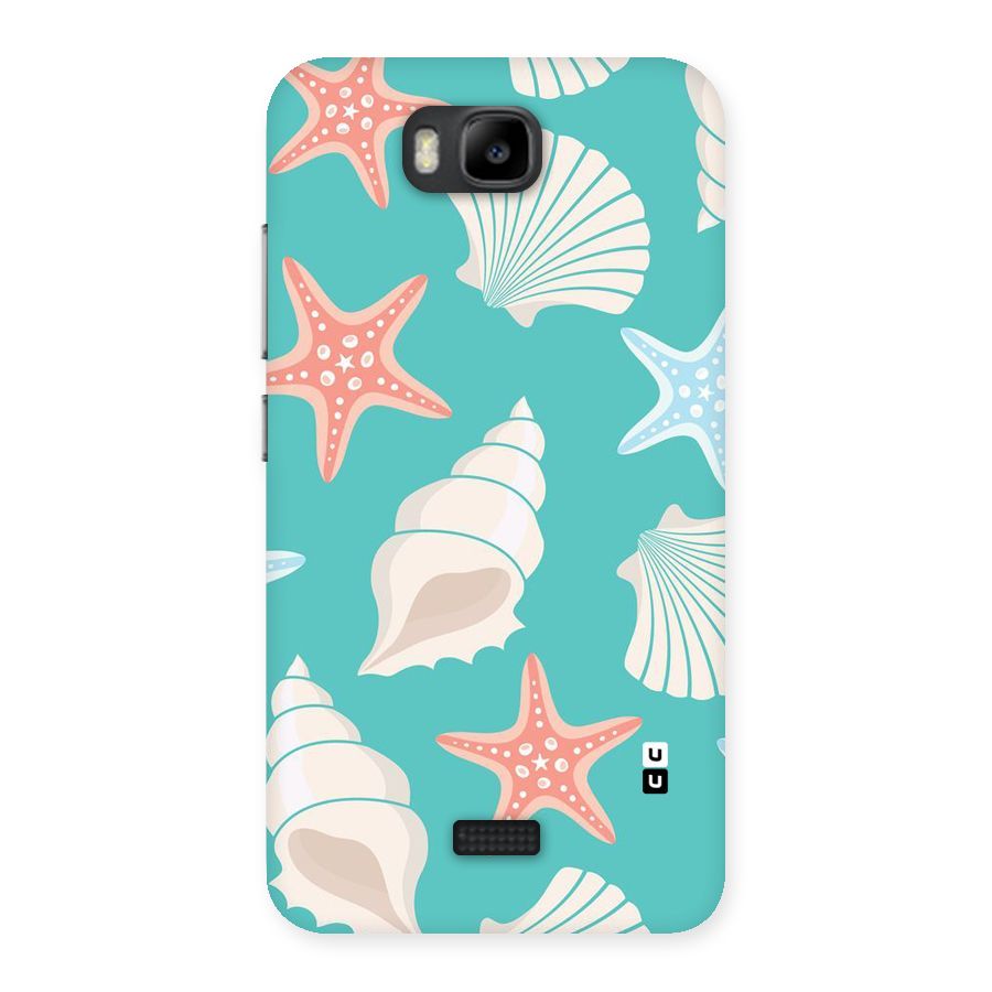 Starfish Sea Shell Back Case for Honor Bee