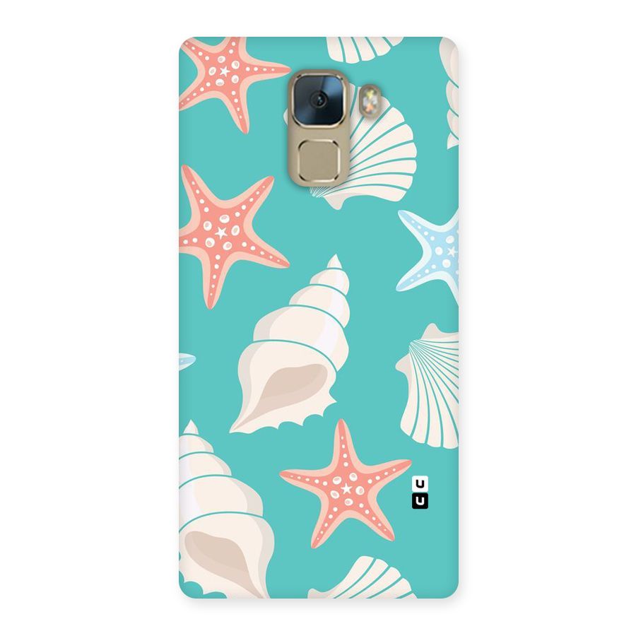 Starfish Sea Shell Back Case for Huawei Honor 7
