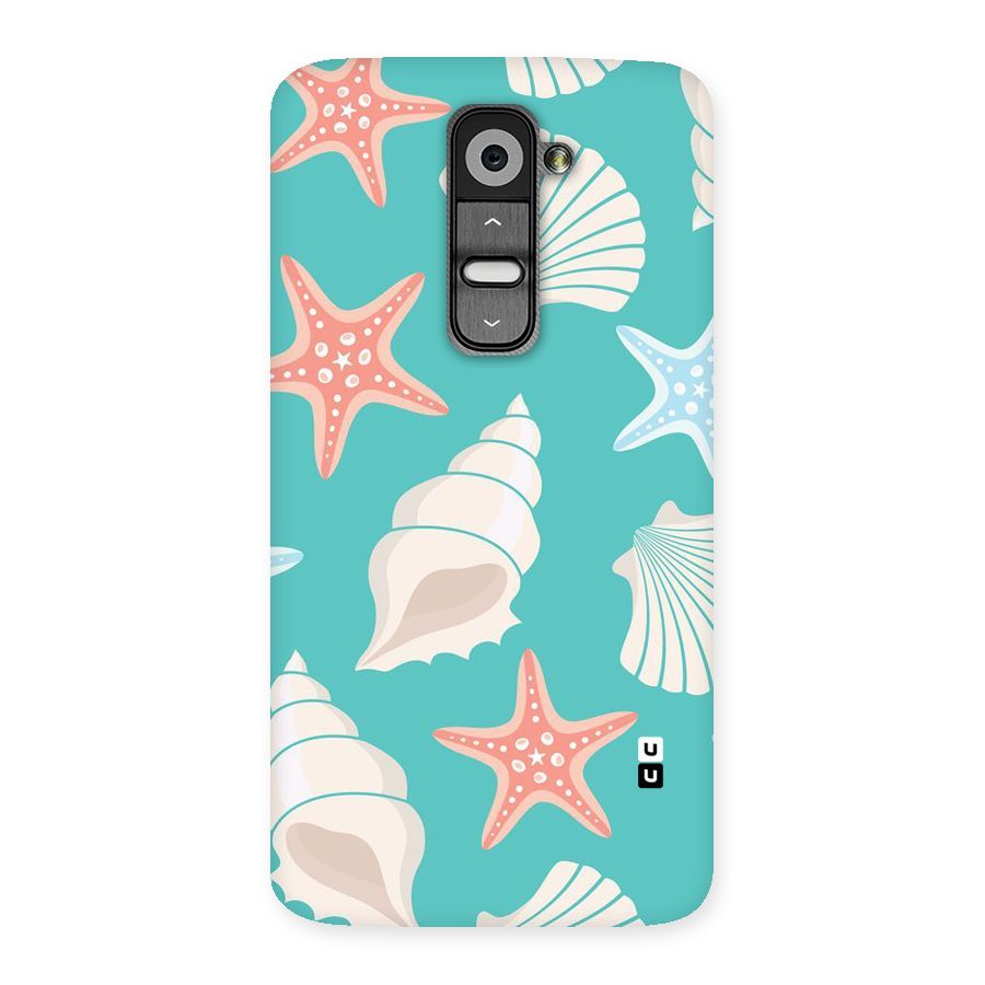 Starfish Sea Shell Back Case for LG G2