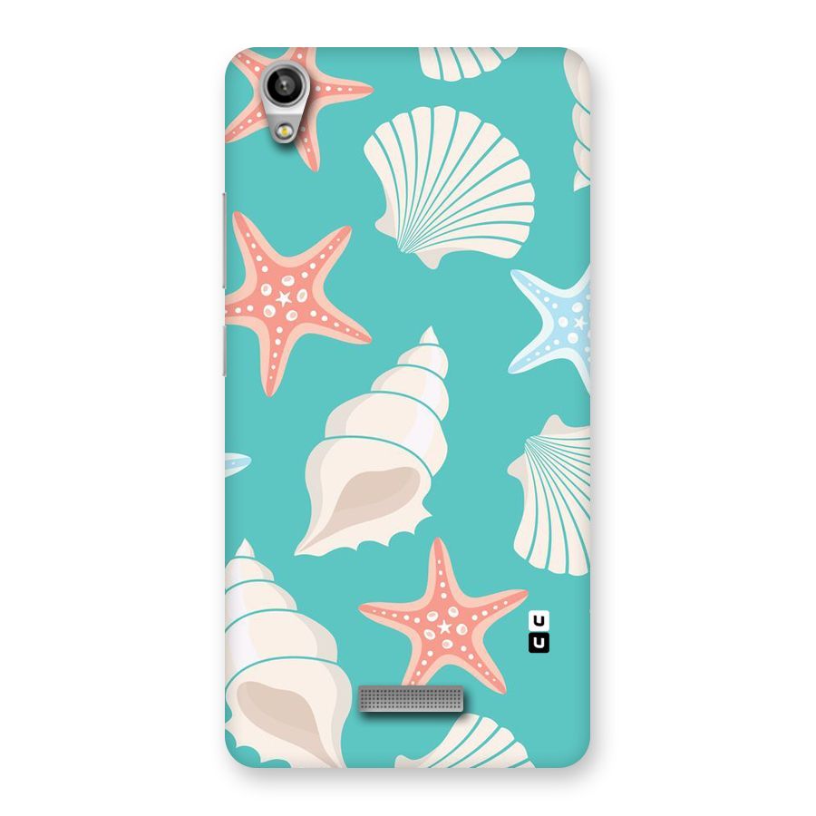 Starfish Sea Shell Back Case for Lava-Pixel-V1