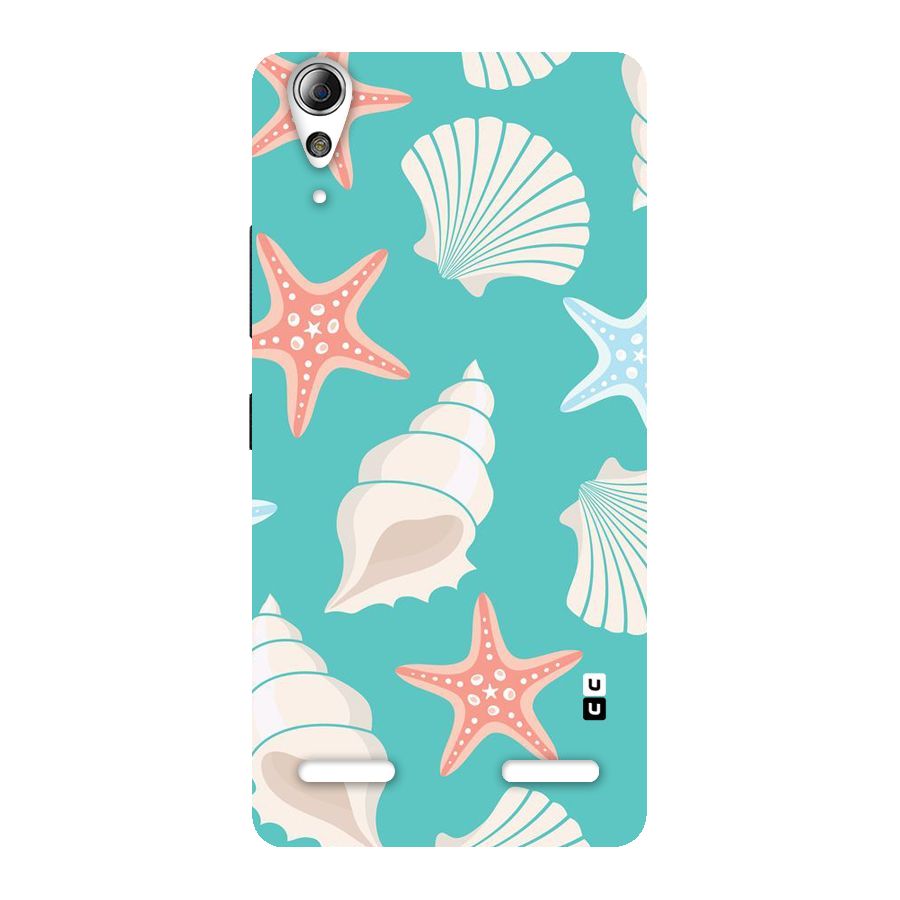 Starfish Sea Shell Back Case for Lenovo A6000