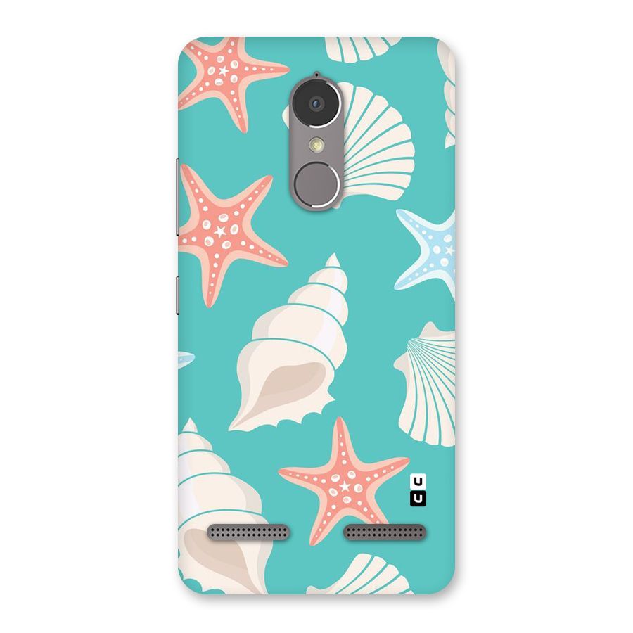 Starfish Sea Shell Back Case for Lenovo K6