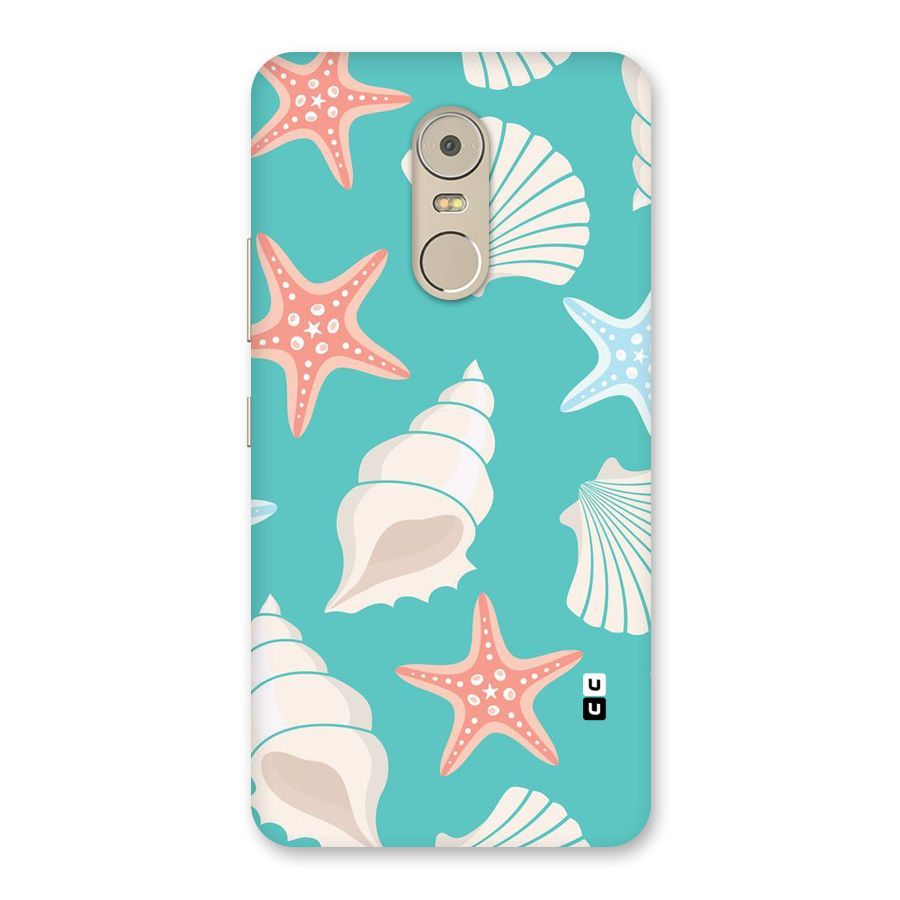 Starfish Sea Shell Back Case for Lenovo K6 Note