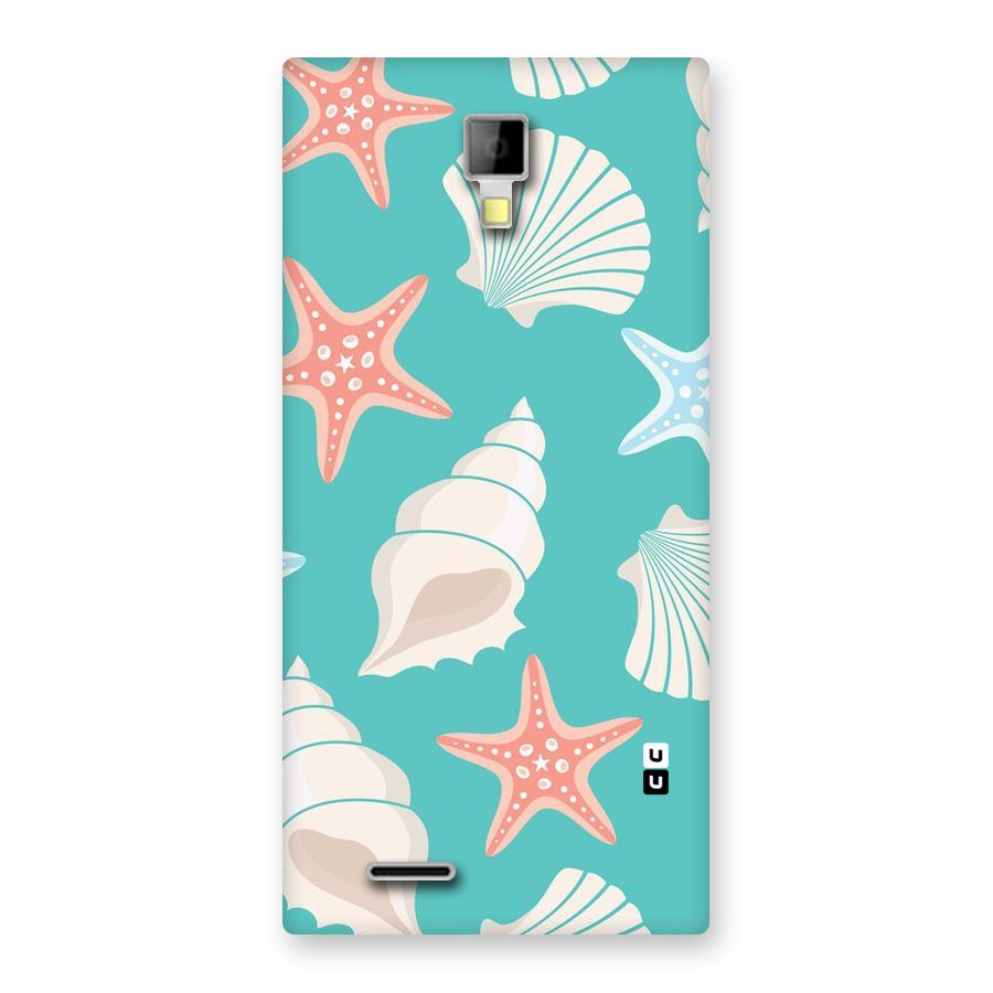 Starfish Sea Shell Back Case for Micromax Canvas Xpress A99