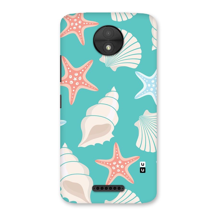 Starfish Sea Shell Back Case for Moto C