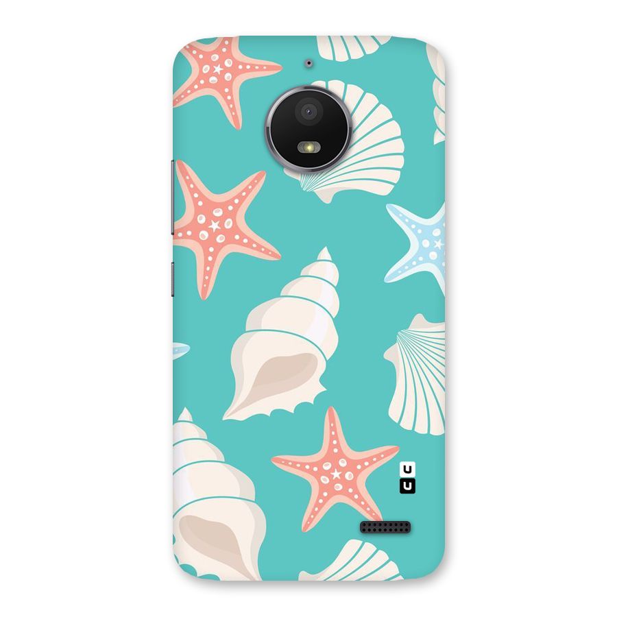 Starfish Sea Shell Back Case for Moto E4
