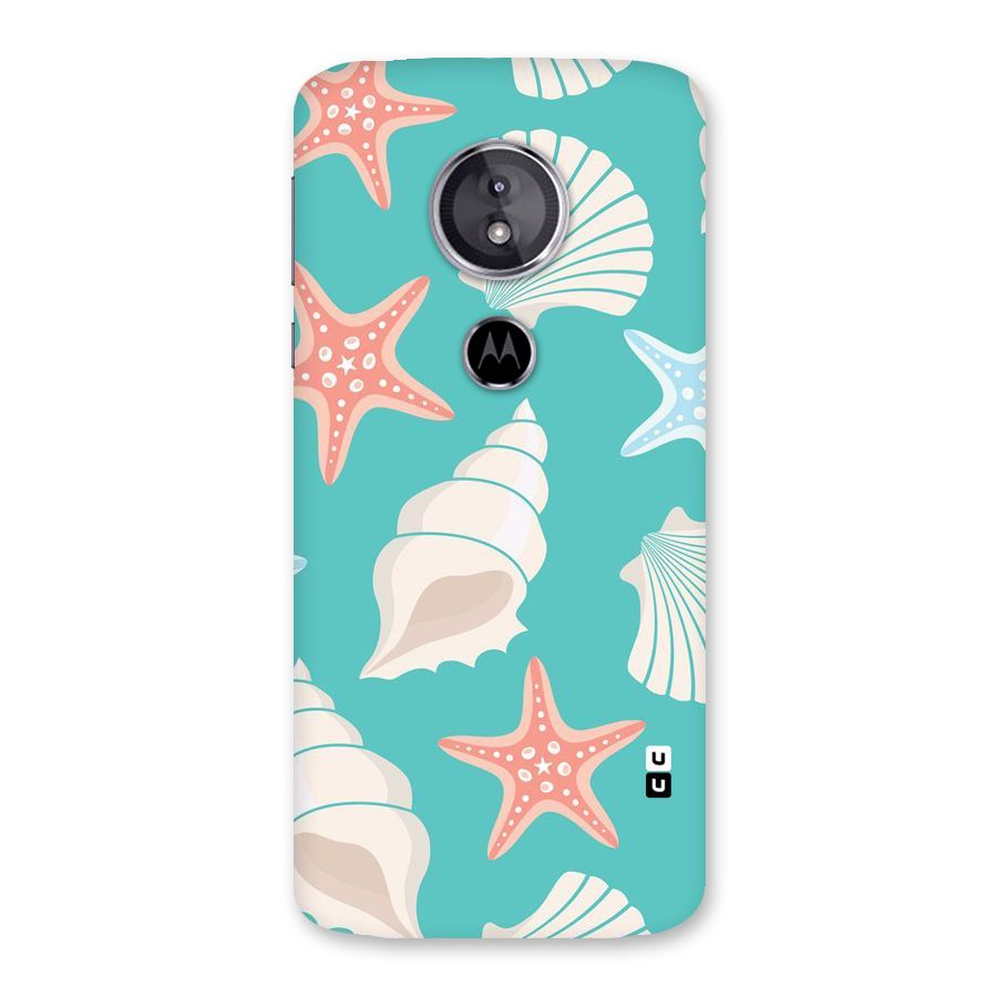 Starfish Sea Shell Back Case for Moto E5