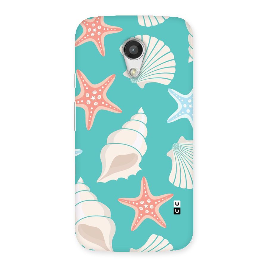 Starfish Sea Shell Back Case for Moto G 2nd Gen