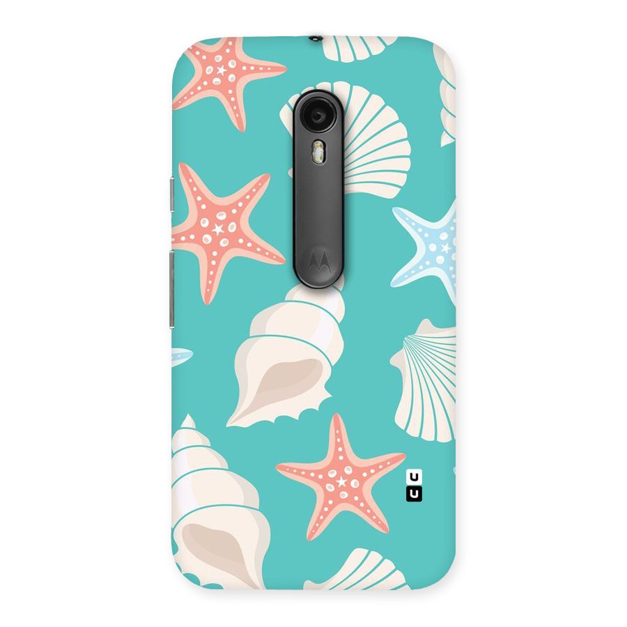 Starfish Sea Shell Back Case for Moto G Turbo