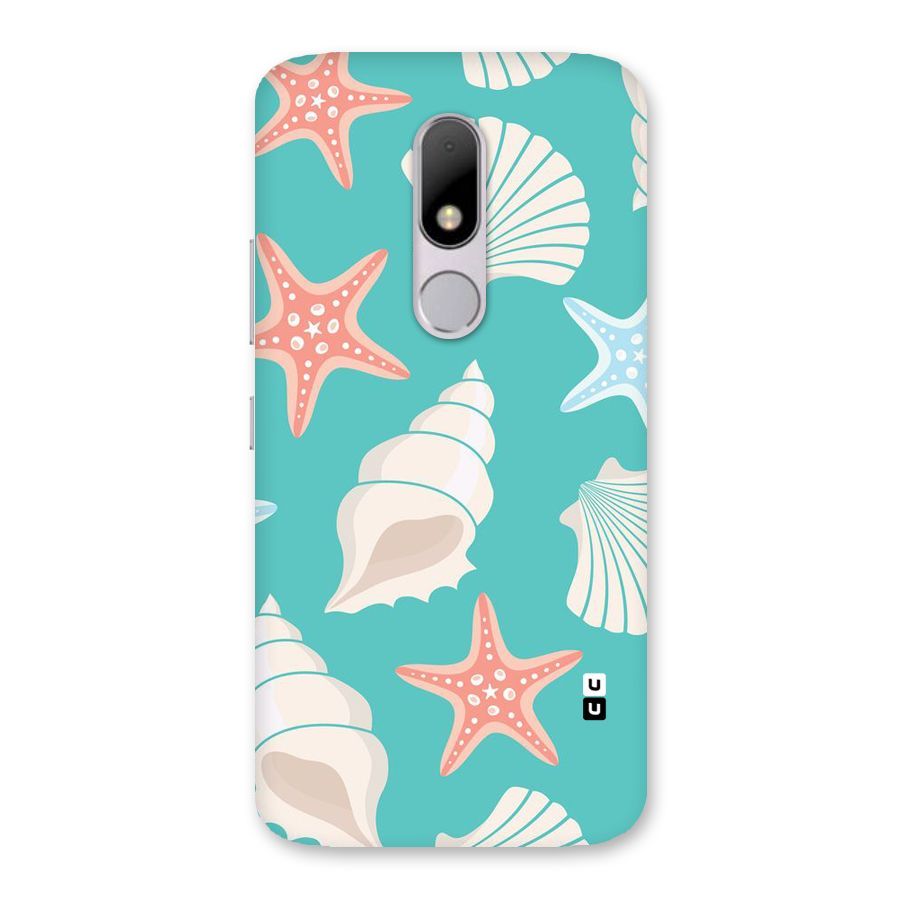 Starfish Sea Shell Back Case for Moto M