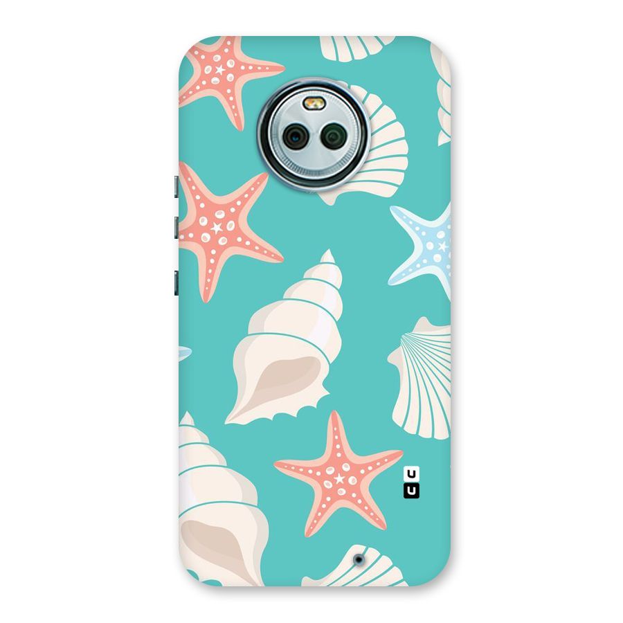 Starfish Sea Shell Back Case for Moto X4