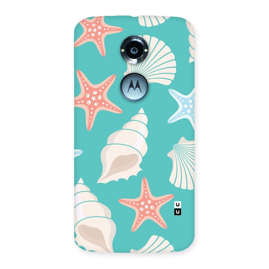 Starfish Sea Shell Back Case for Moto X 2nd Gen