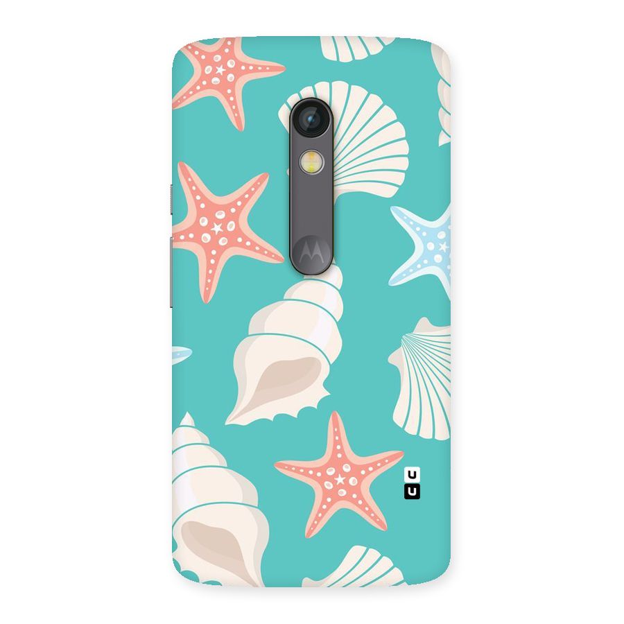 Starfish Sea Shell Back Case for Moto X Play