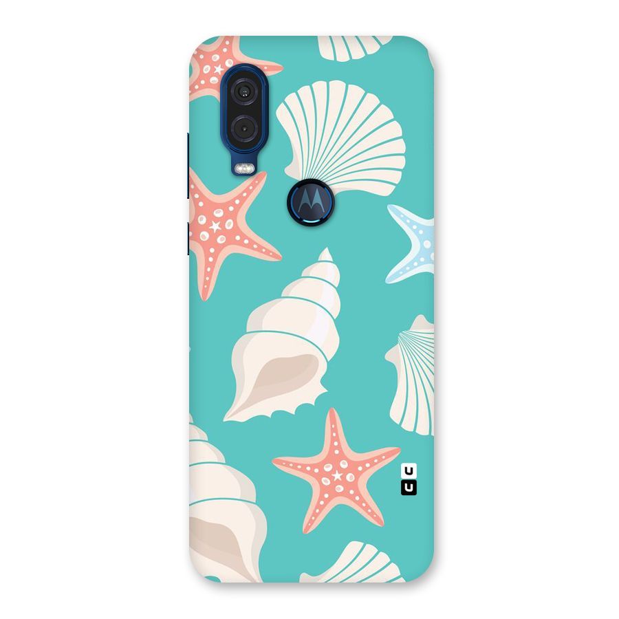 Starfish Sea Shell Back Case for Motorola One Vision