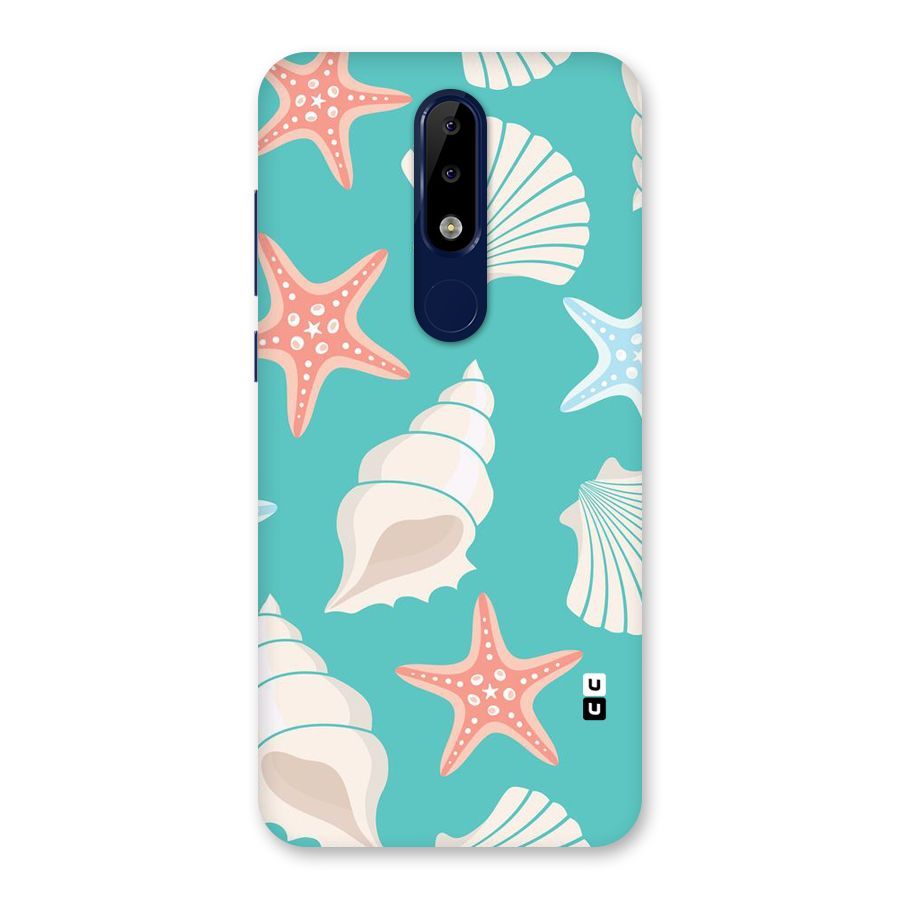 Starfish Sea Shell Back Case for Nokia 5.1 Plus