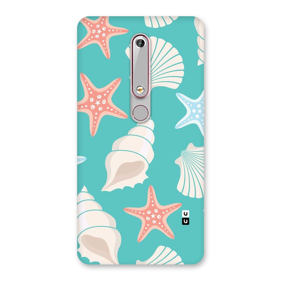 Starfish Sea Shell Back Case for Nokia 6.1