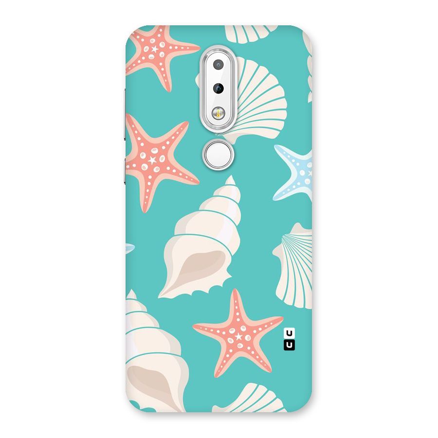 Starfish Sea Shell Back Case for Nokia 6.1 Plus